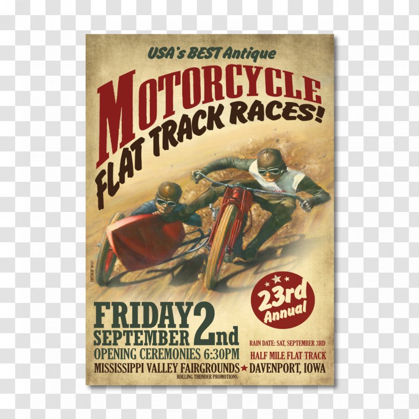 Poster Motorcycle Racing Birmingham Small Arms Company Harley-Davidson - Sport Transparent PNG