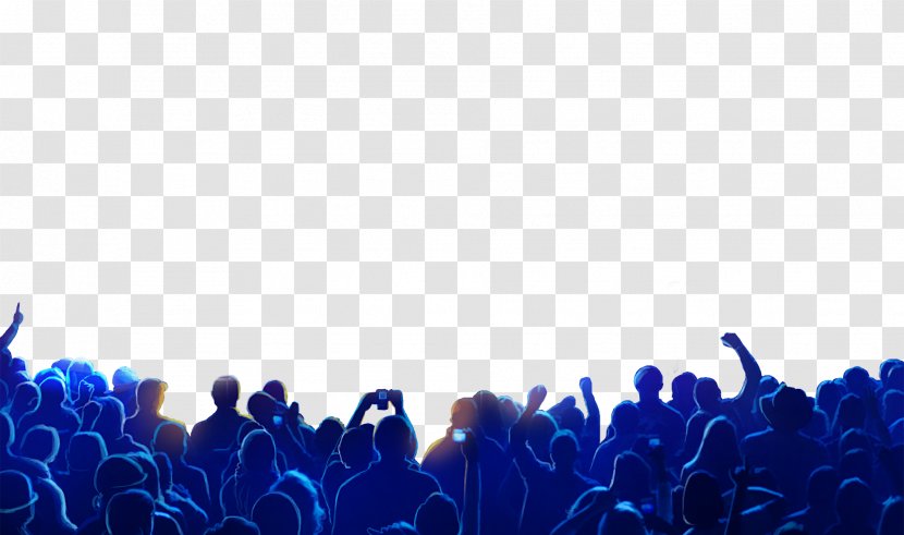 Cobalt Blue Purple Electric Azure - Violet - Crowd Transparent PNG