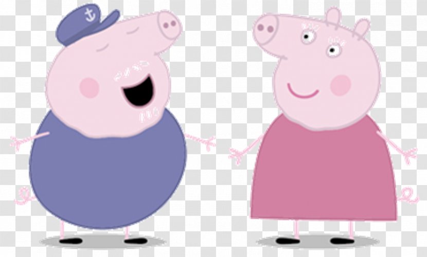 Daddy Pig Mummy Granny Grandpa - Nose Transparent PNG