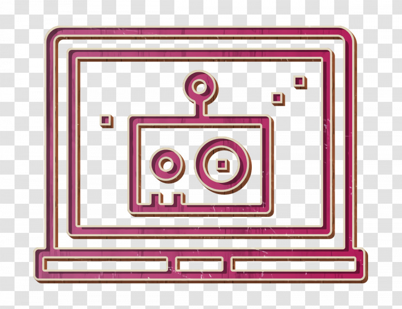 Cartoonist Icon Electric Icon Laptop Icon Transparent PNG