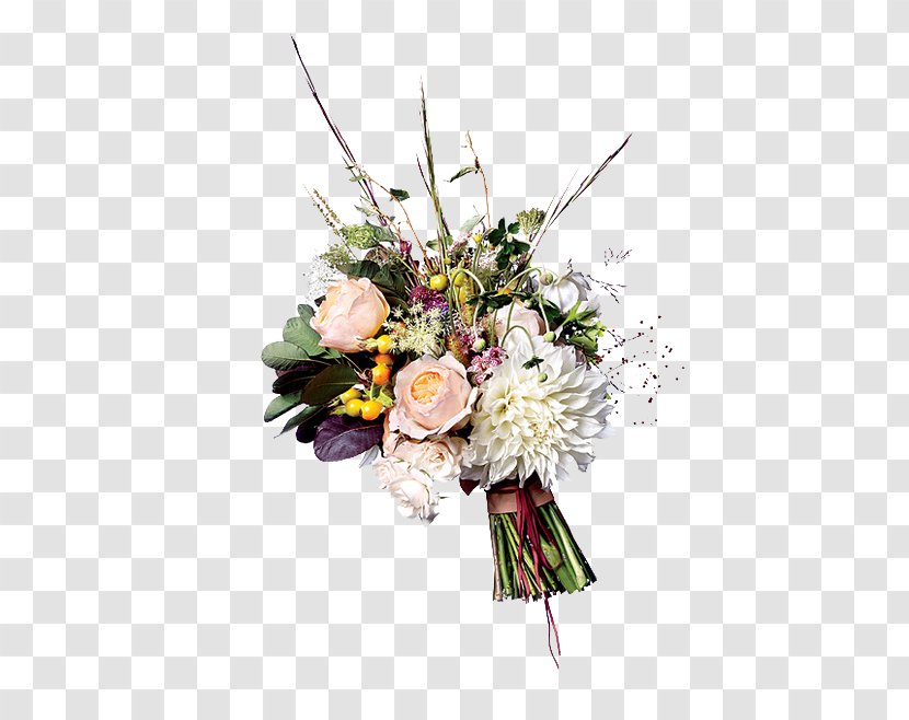 Wedding Invitation Flower Bouquet Bride - Holding Flowers Transparent PNG