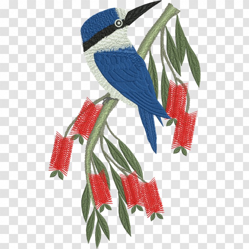 Bird Machine Embroidery Parrot Pattern - Flower Transparent PNG