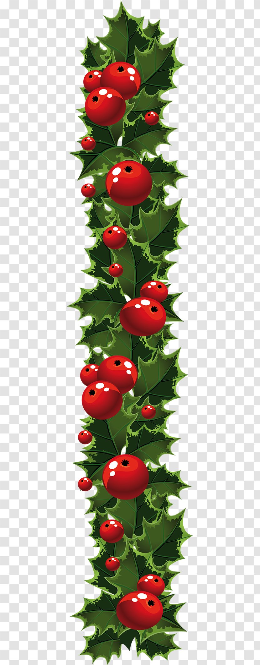 Garland Christmas Wreath Clip Art - Plant Stem Transparent PNG