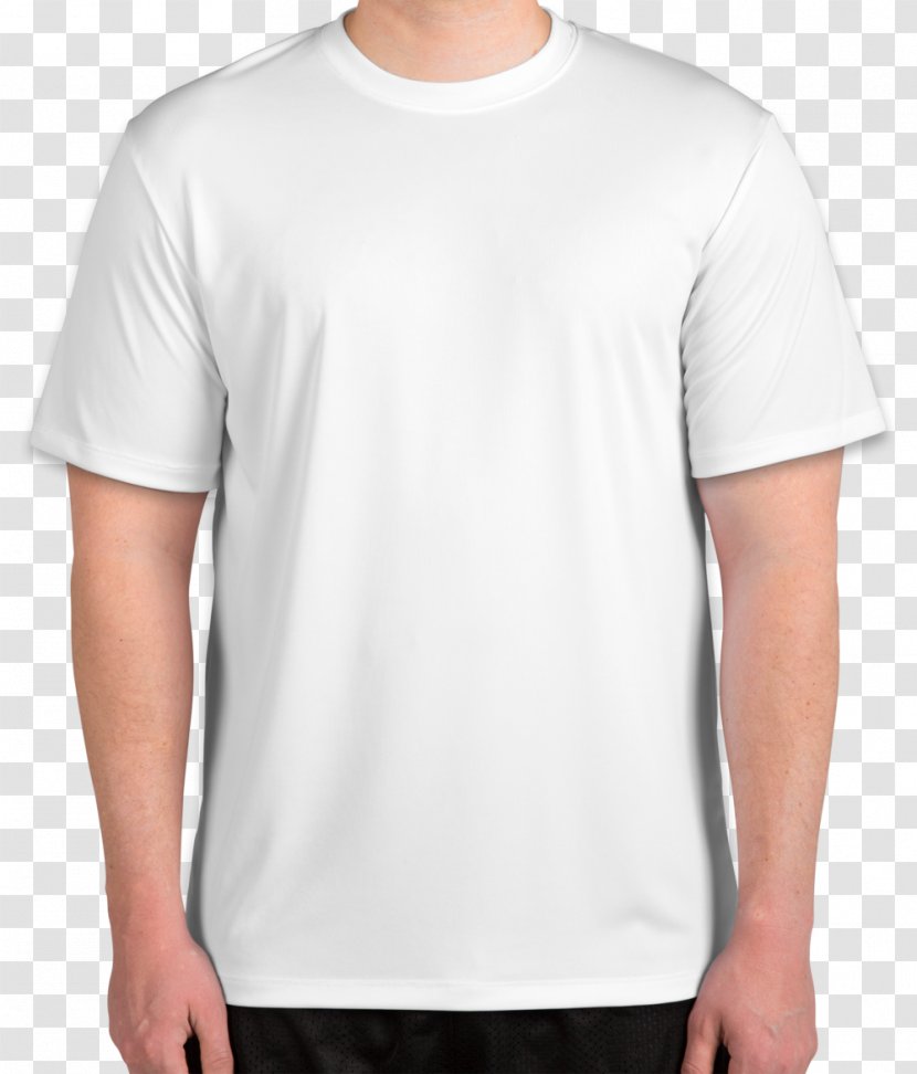 T-shirt Sleeve White Necktie - Neckline Transparent PNG