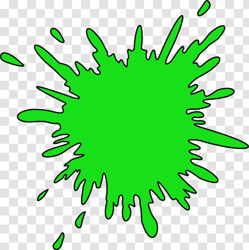 Splash Clip Art - Green - Vector Transparent PNG