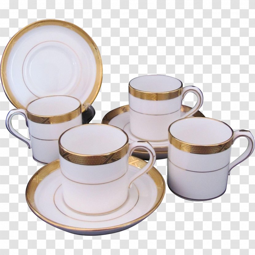 Saucer Tableware Porcelain Coffee Cup Ceramic - Tiffany Co Transparent PNG