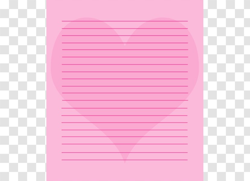 Paper Area Pattern - Heart Notepad Transparent PNG