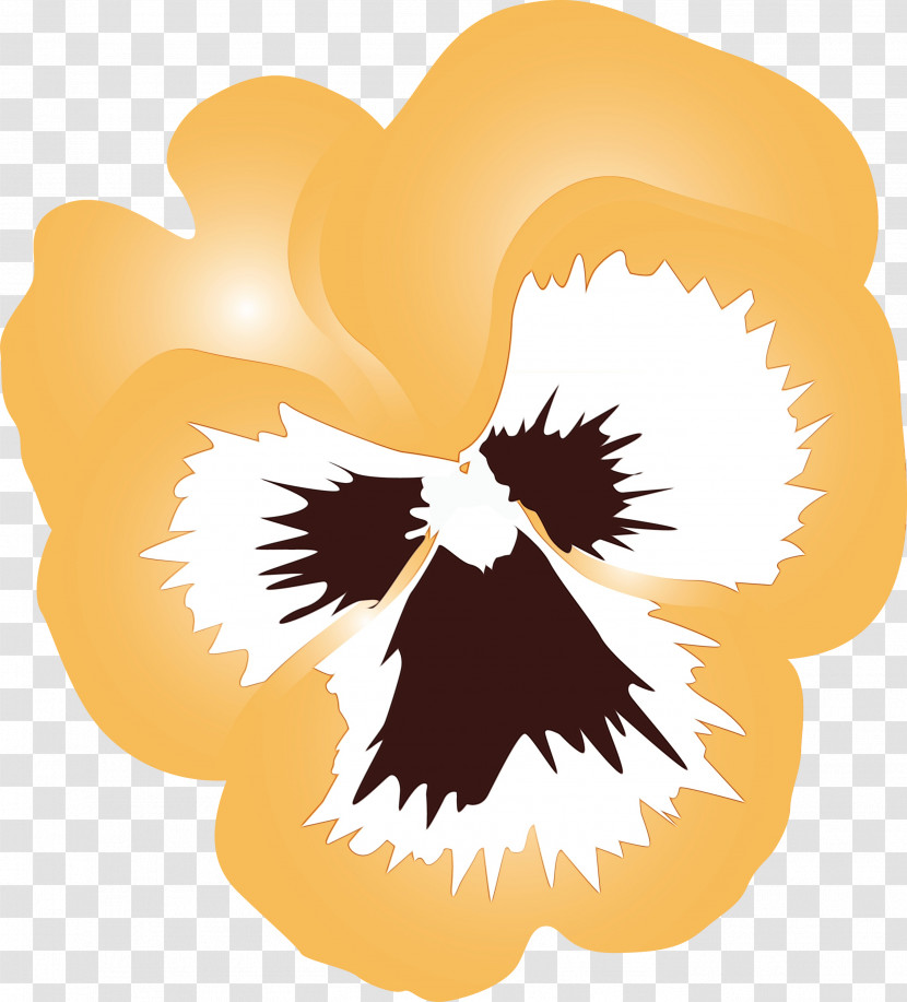 Yellow Plant Flower Violet Family Pansy Transparent PNG