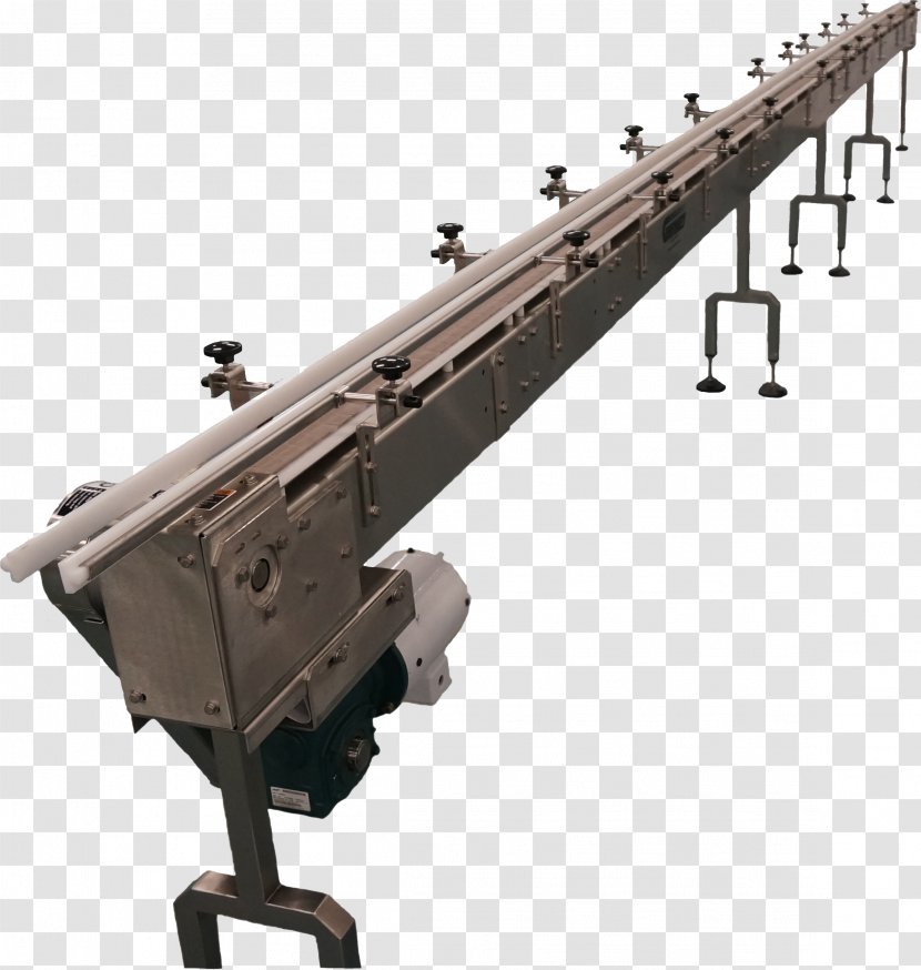 Conveyor System Chain Belt Pharmaceutical Industry Vial - Gun - Crane Transparent PNG