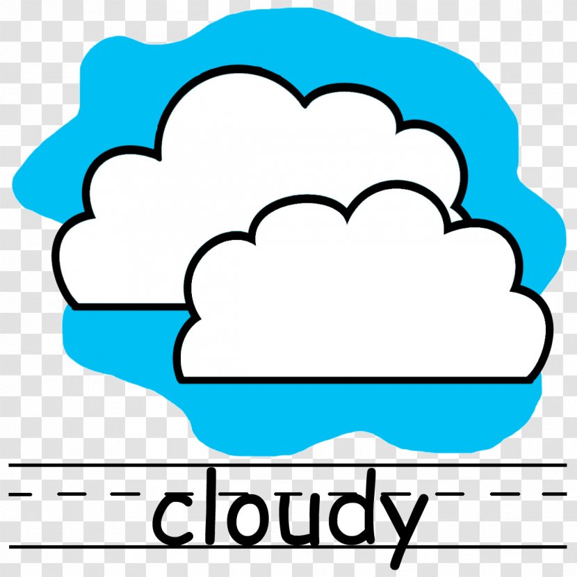 Text Cloud Line Meteorological Phenomenon Transparent PNG