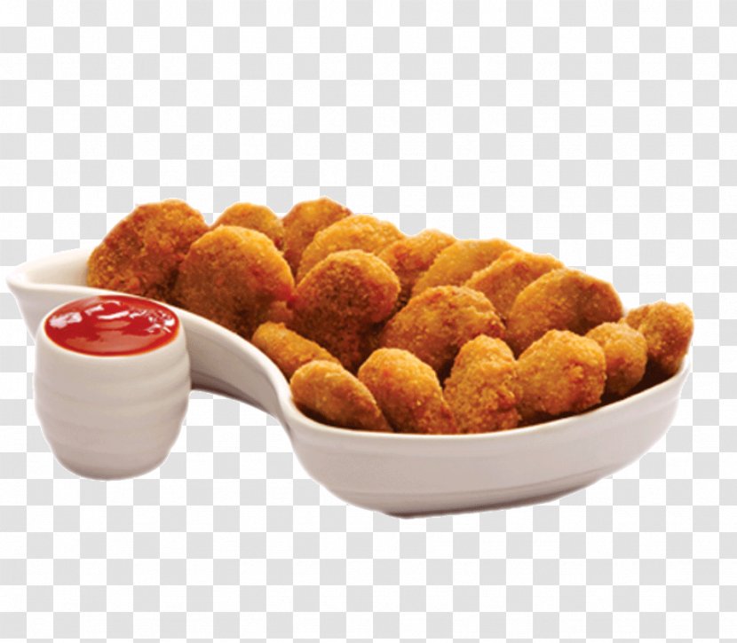Chicken Nugget Fast Food Pakora Meatball Croquette - Fried - Kebab Transparent PNG