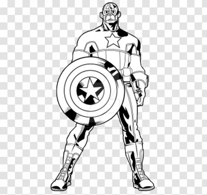 Captain America Fan Art Character Drawing Sketch Transparent PNG