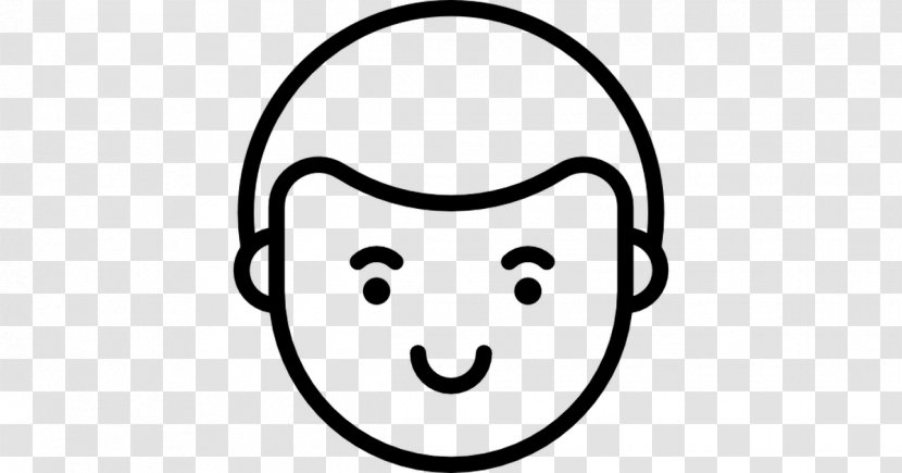 Smiley - White - Facial Expression Transparent PNG