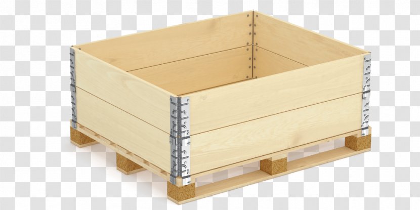 Pallet Collar Crate Wood EUR-pallet Transparent PNG