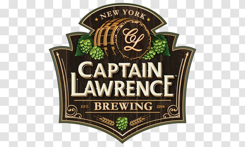 Captain Lawrence Brewing Company Beer Logo Oregon Breweries Brewery Transparent PNG