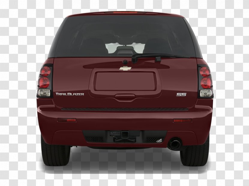 2007 Chevrolet TrailBlazer Sport Utility Vehicle Car Bumper - Red - Old Chevy Transparent PNG