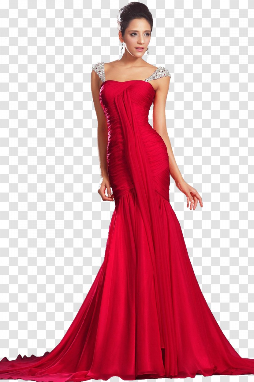 Evening Gown Dress Formal Wear Prom Transparent PNG