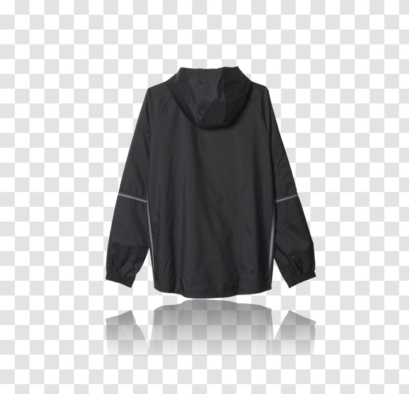 Sleeve Neck Jacket Outerwear Hood - Black - Air Condi Transparent PNG