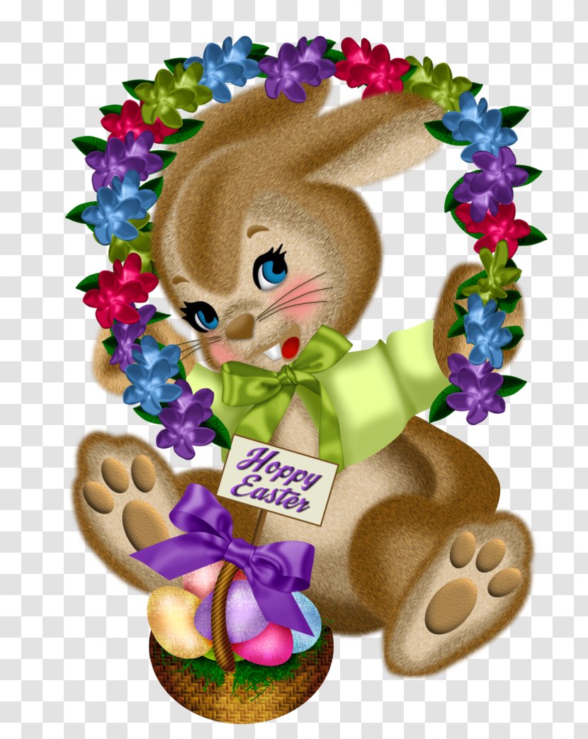 Easter Bunny YouTube Holiday Christmas Card - Watercolor Transparent PNG
