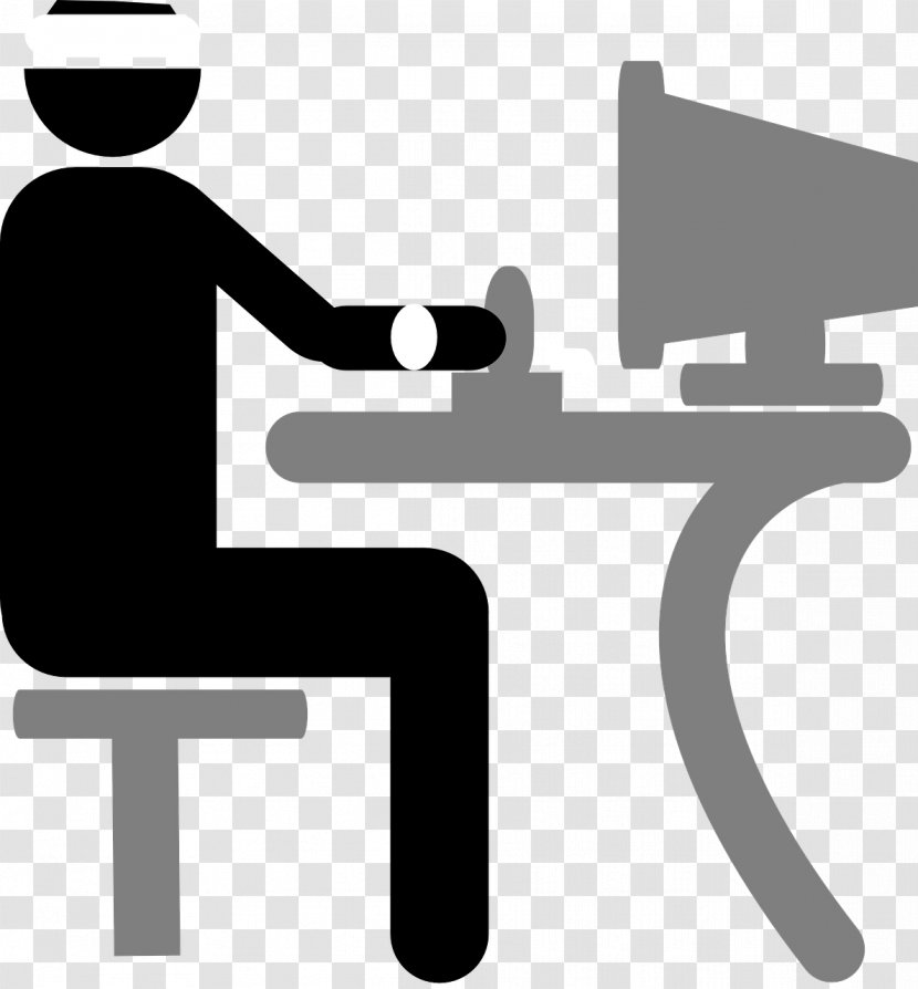 Workstation Download Illustration - Silhouette - PC Gamers Transparent PNG