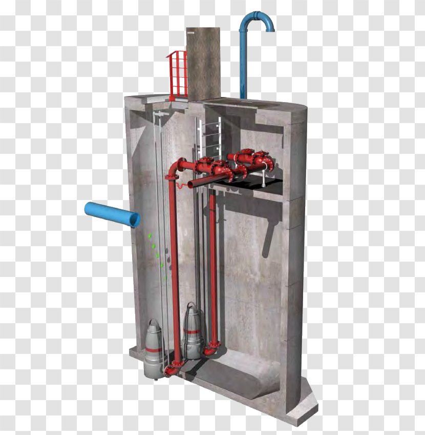 Submersible Pump Pumping Station Grinder Sewage - Water Well - Machine Transparent PNG