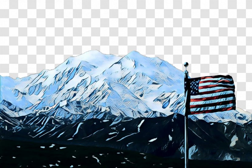 Independence Day Flag - Ice Cap - Polar World Transparent PNG