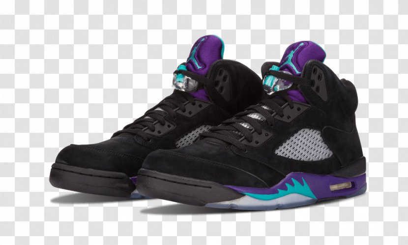 Air Jordan Sneakers Grape Black Nike - Outdoor Shoe Transparent PNG