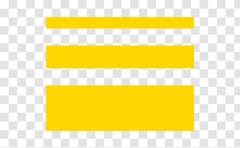 Rectangle Area Line Font - Yellow - Horizontal Transparent PNG