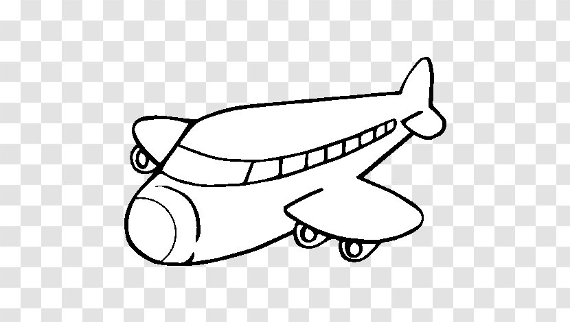 Paper Airplane Drawing - Vehicle - Diagram Blackandwhite Transparent PNG