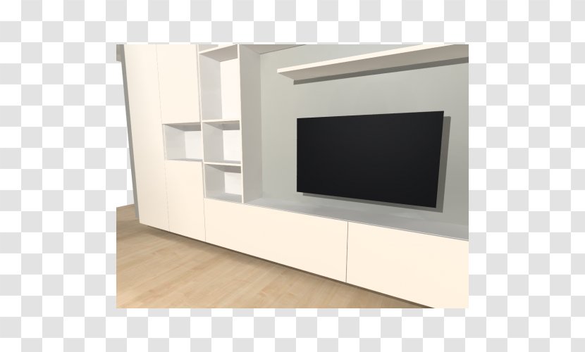 Furniture Shelf Television Bookcase House - Room - 3d Stereo Transparent PNG