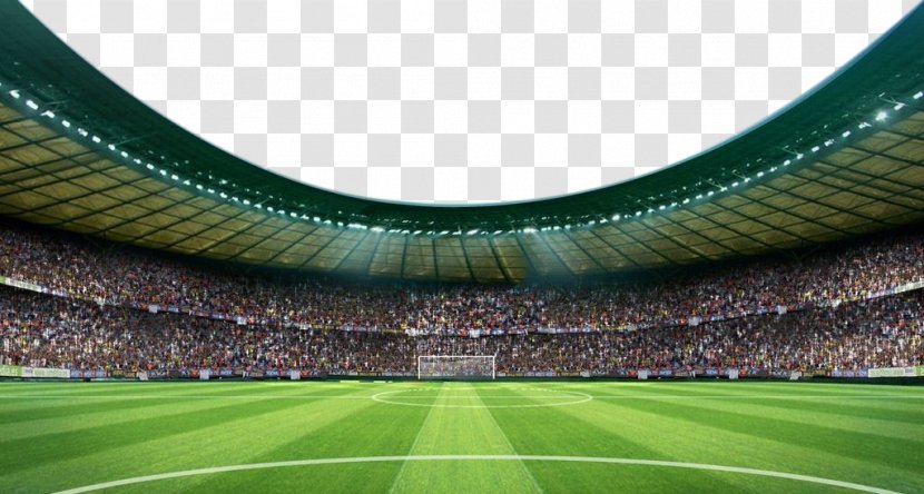 Football Pitch Stadium Arena - Soccer Field Lawn Transparent PNG