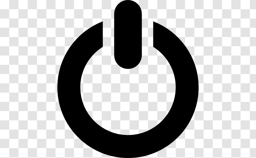 Power Symbol Download - Black And White - Monochrome Photography Transparent PNG