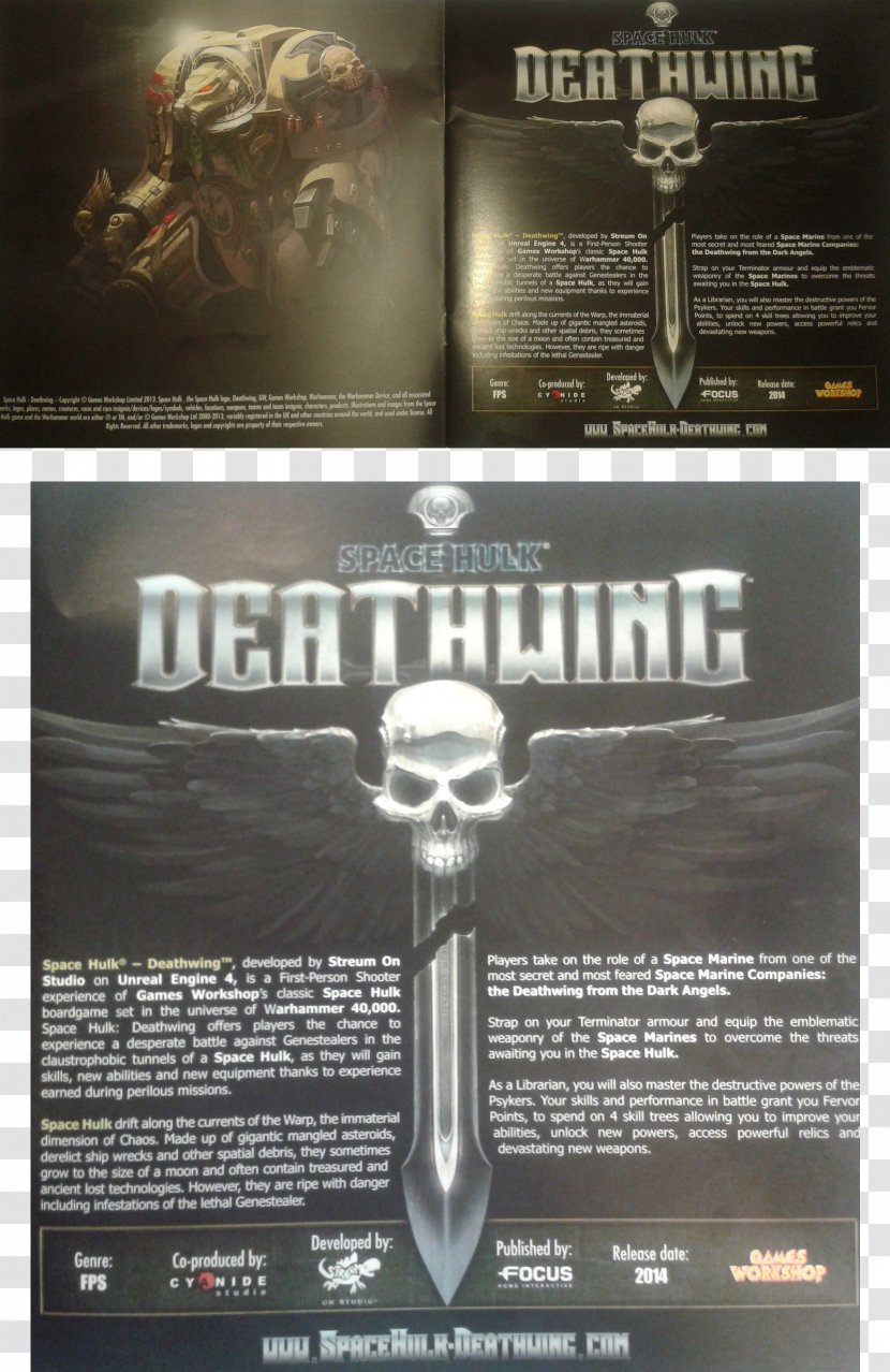Space Hulk: Deathwing Video Game Personal Computer - Steam Transparent PNG