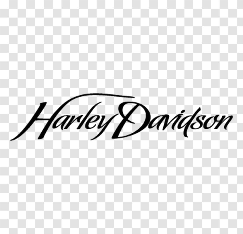 Harley-Davidson Motorcycle Script Typeface Logo Font - Sticker - Clipart Transparent PNG