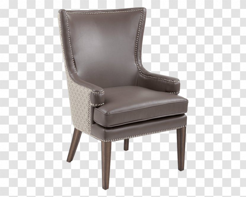 Wing Chair Couch Club Furniture - Living Room Transparent PNG