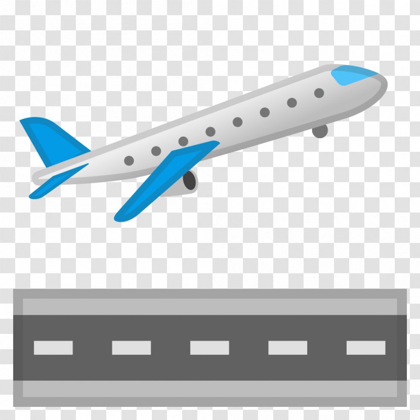 Airplane Emoji - Narrowbody Aircraft Transparent PNG