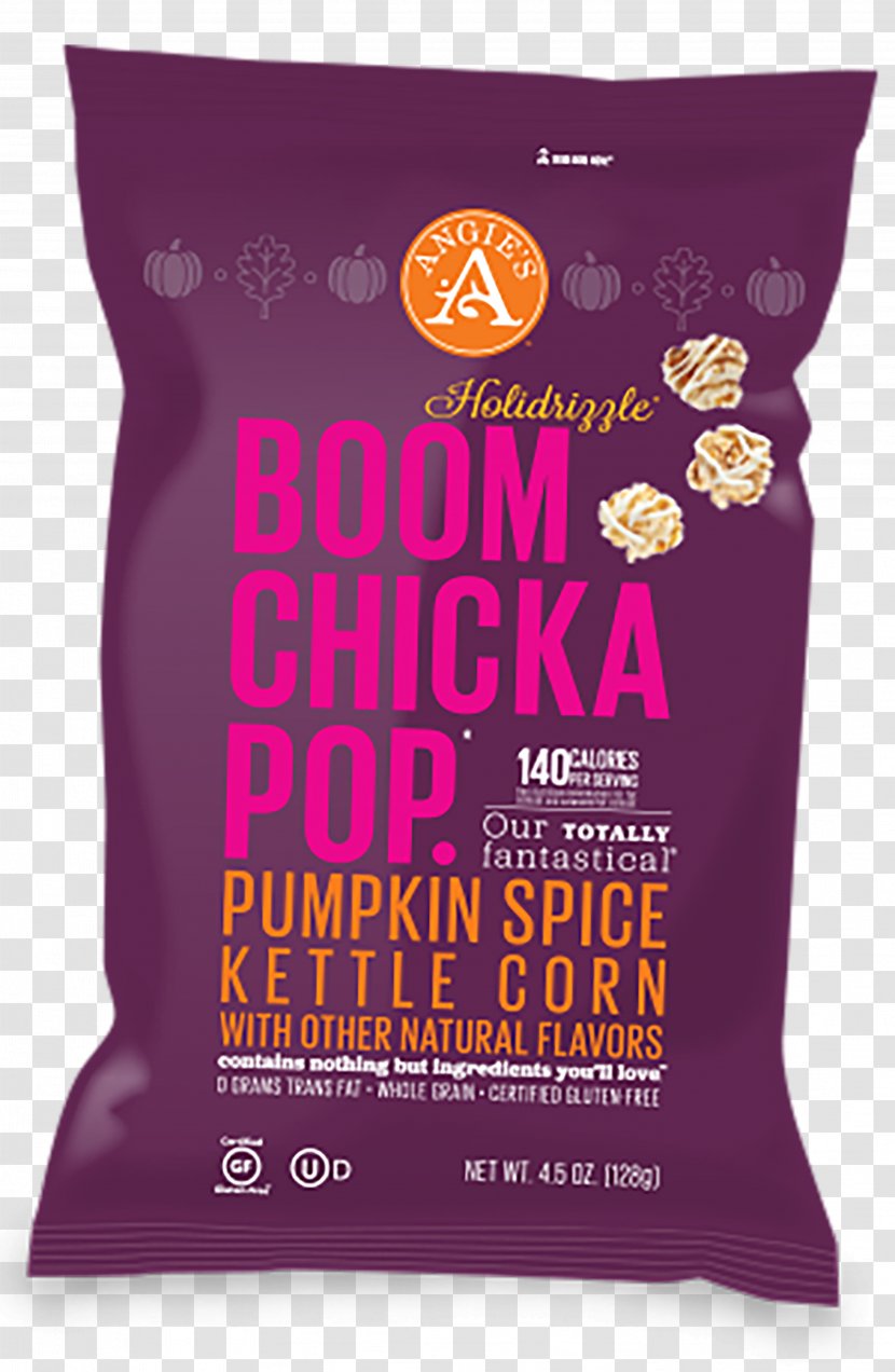 Kettle Corn Angie's BoomChickaPop® Pumpkin Pie Spice Popcorn - Tree Transparent PNG