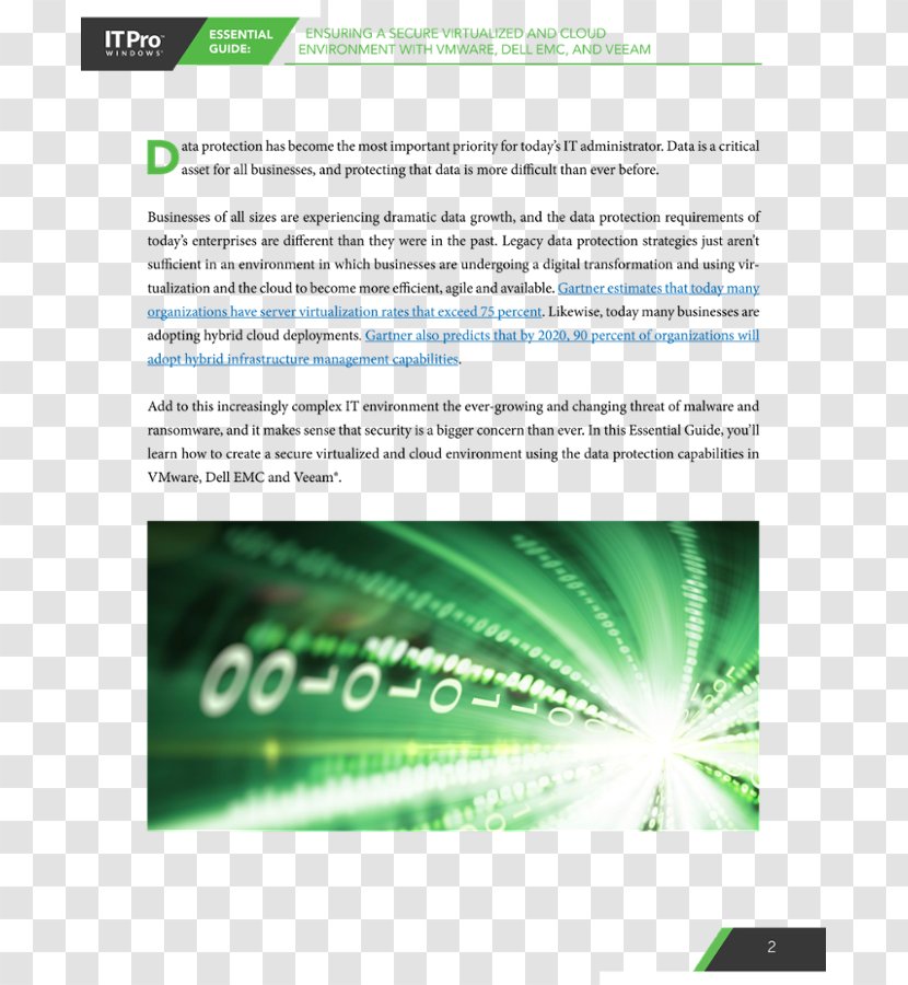 Green Brochure Brand - Cloud Secure Transparent PNG