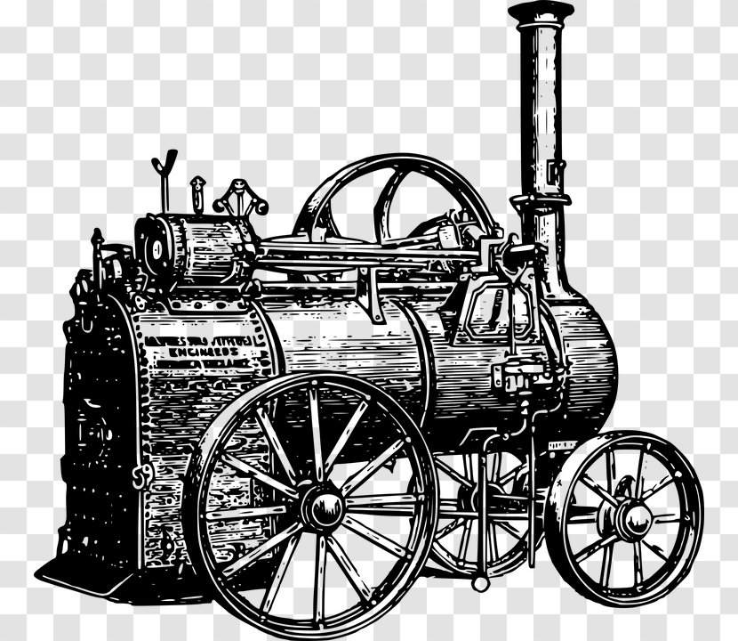 Train Industrial Revolution Steam Engine Locomotive Clip Art - Machine Transparent PNG