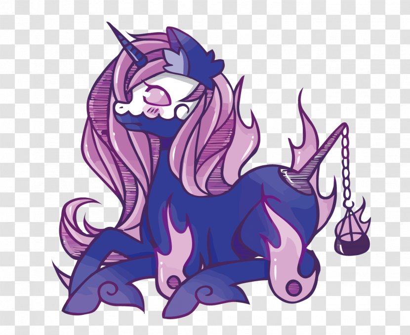 Pony Unicorn - Color - Vector Purple Transparent PNG