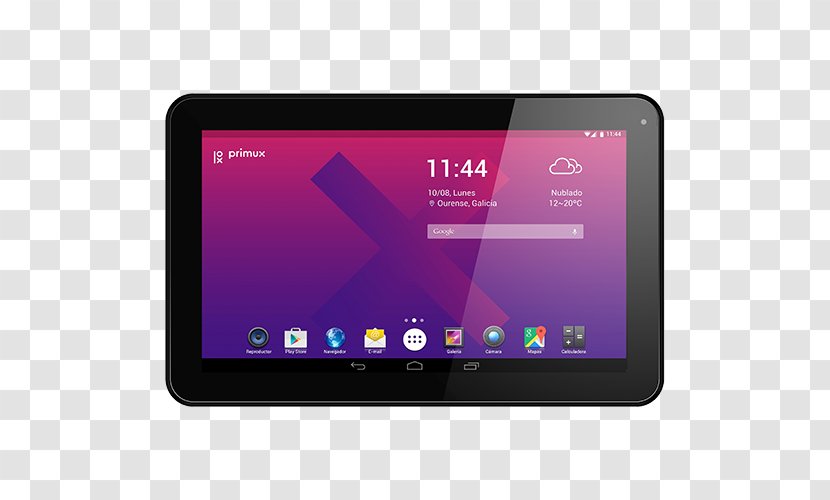 Samsung Galaxy Tab 10.1 Compressa PRIMUX Sirocco Z Q.c. 8gb Os4.4 BT Computer Gigabyte RAM - Android - Tablet Transparent PNG