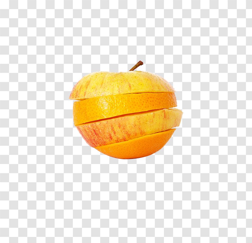 Orange Slice Apple - Apples And Oranges - Add Transparent PNG