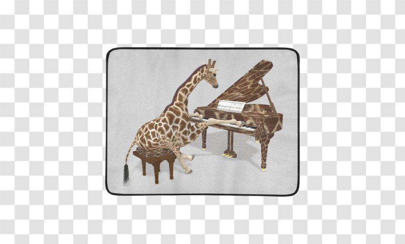 Giraffe Grand Piano Pianist Necktie - Tree Transparent PNG
