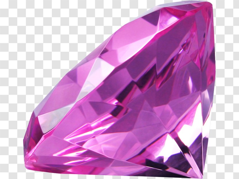 Diamond Gemstone Jewellery Purple Earring Transparent PNG