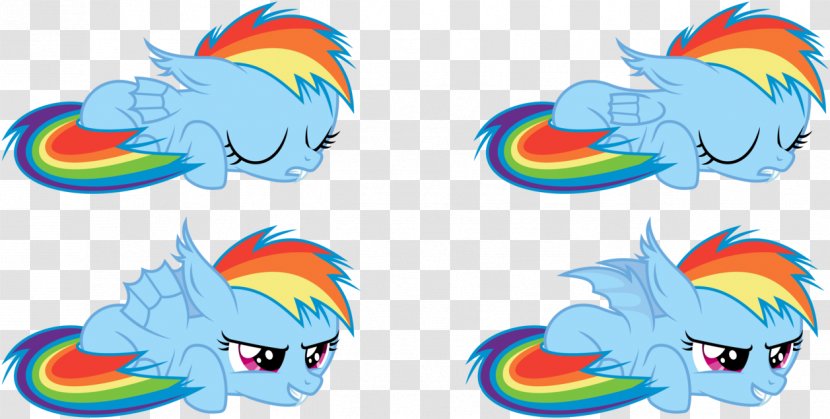 Rainbow Dash My Little Pony Fluttershy Rarity - Vertebrate - Cave Vector Transparent PNG