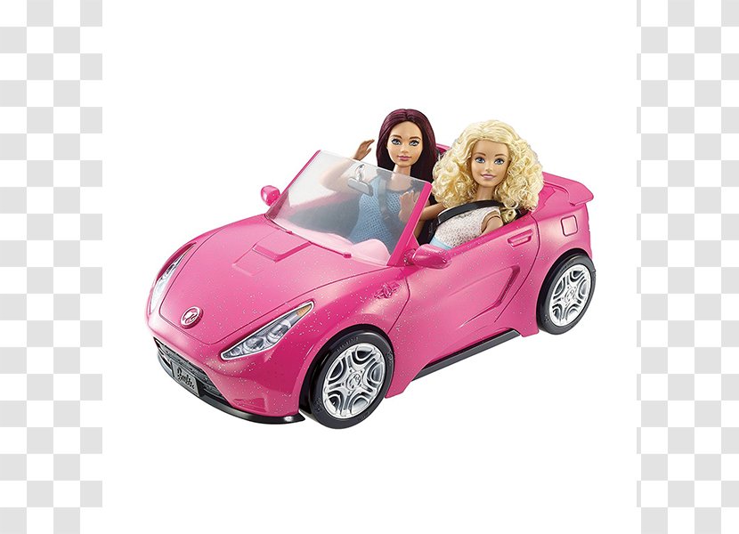 Car Barbie Convertible Doll Toy Transparent PNG