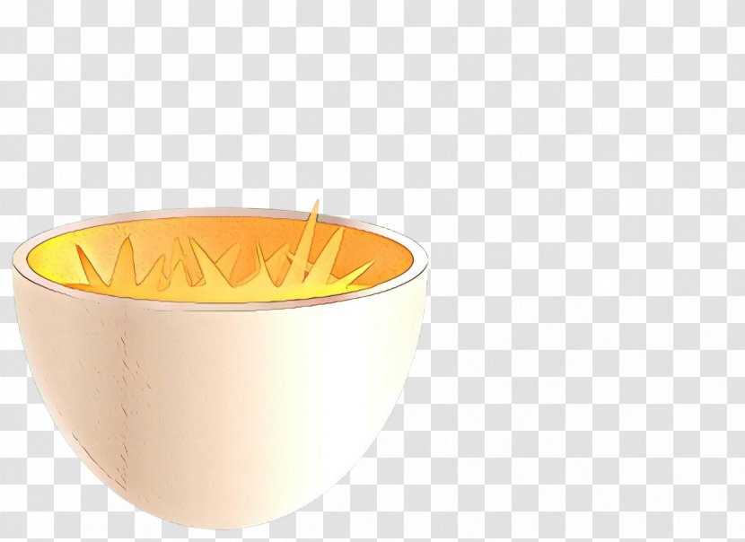 Orange - Cartoon - Bowl Yellow Transparent PNG