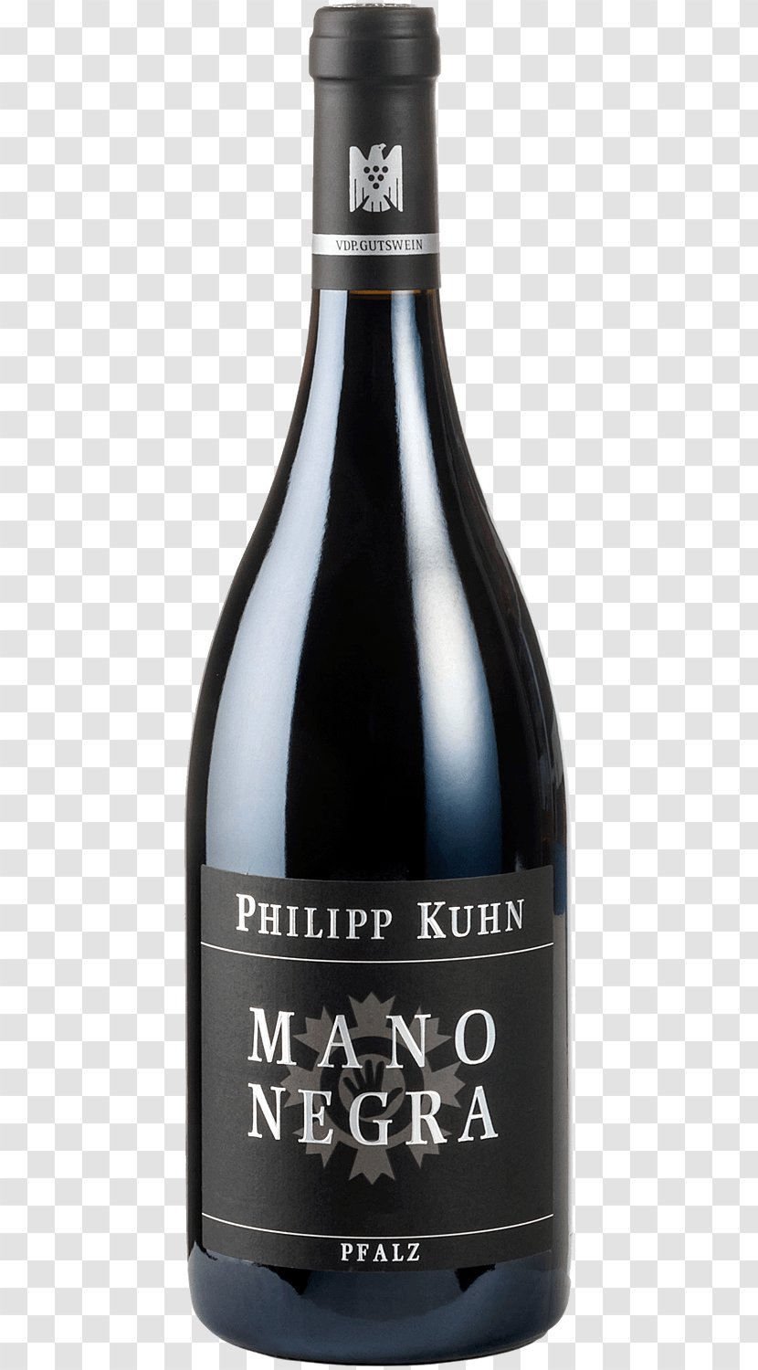 2015 Incognito Weingut Philipp Kuhn Red Wine Dornfelder - Mano Negra Transparent PNG