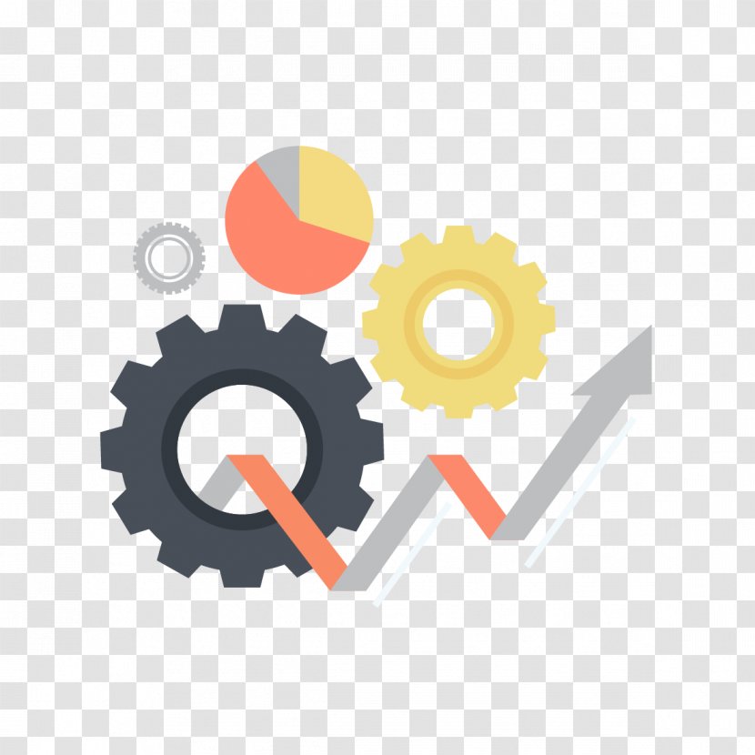 Implementation Icon - Search Engine Optimization - Vector Gears And Arrow Transparent PNG