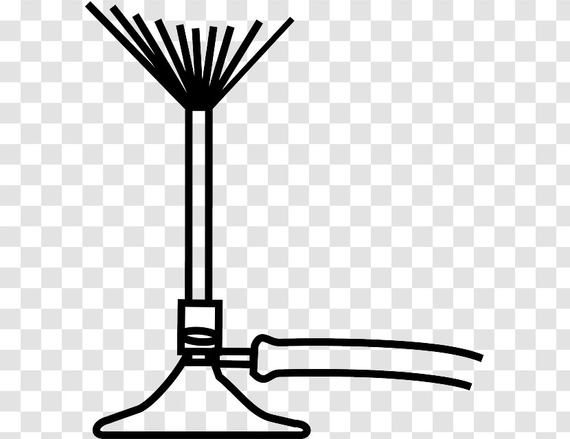 Bunsen Burner Drawing Science - Black And White Transparent PNG